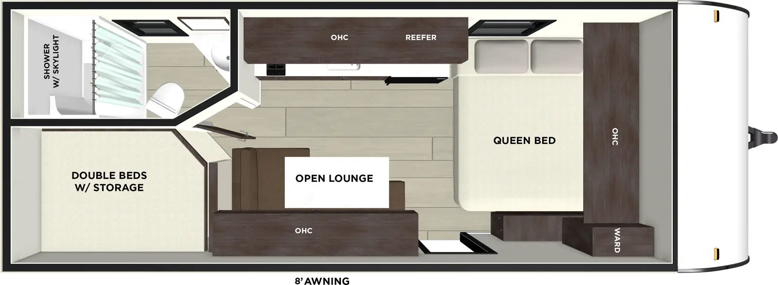 Wildwood Fsx 174DBLE Floorplan